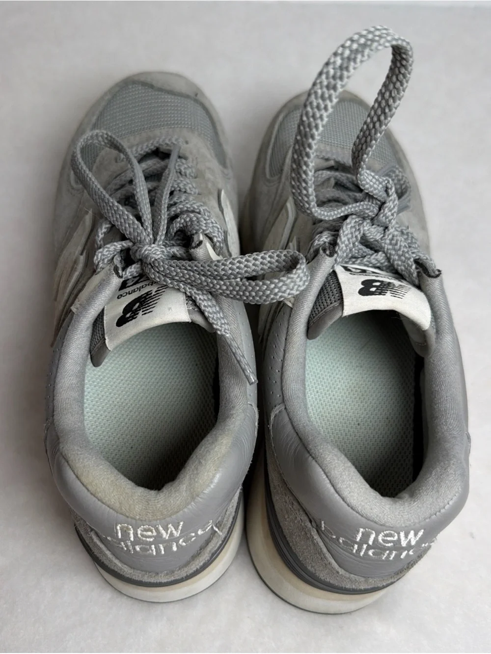 New Balance 574+ Shadow Grey Womens - Size 7.5 Platform